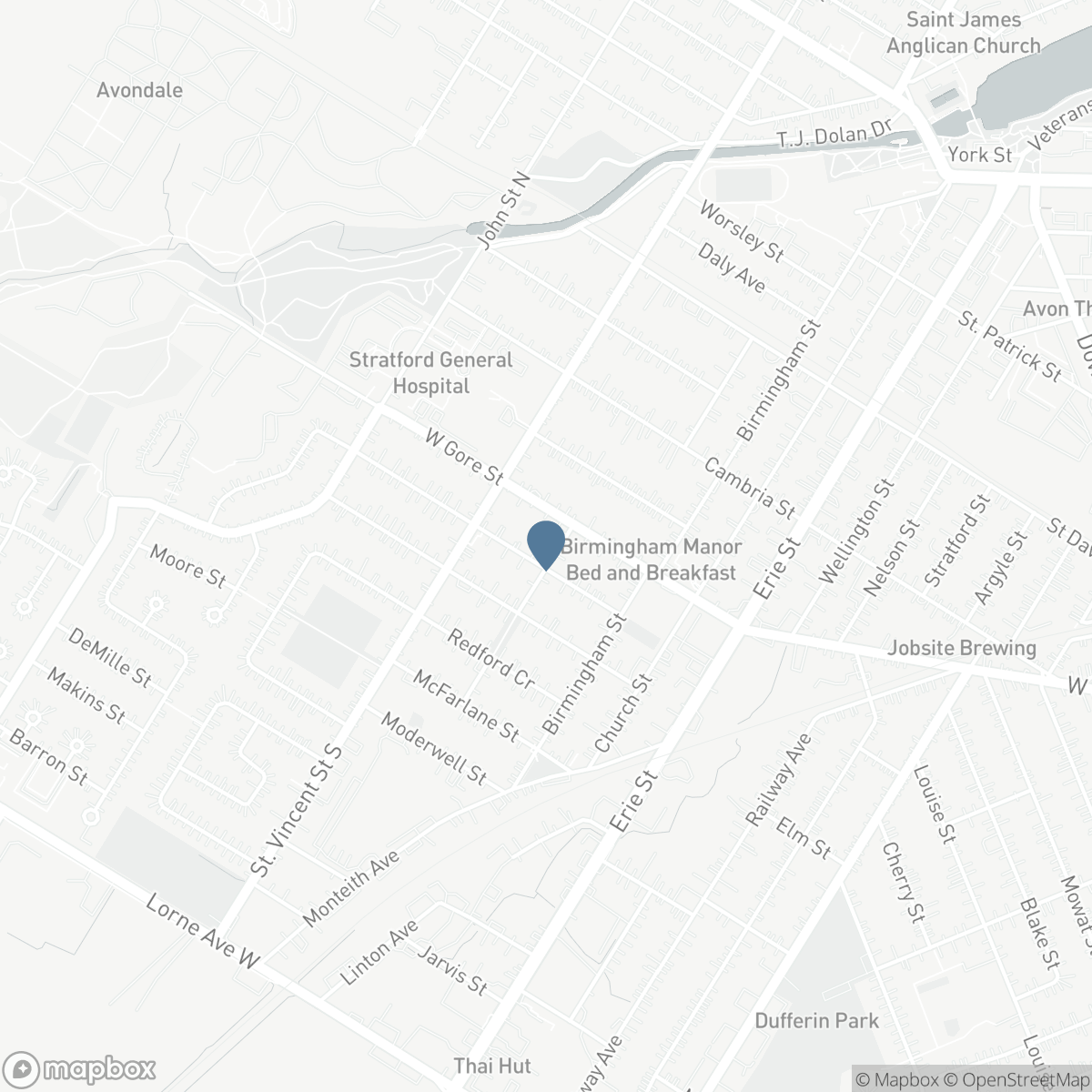 12 MCCULLOCH STREET, Stratford, Ontario N5A 2V7